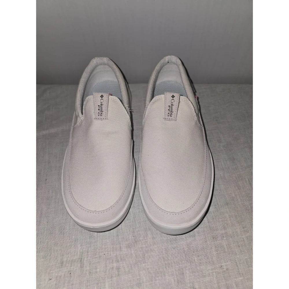 Columbia Women's White PFG Slip On Boat-Water Shoes Fishing  11 New Without Box
